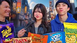 Japanese Try American Snacks For The First Time [upl. by Chatterjee663]