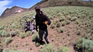 Flat Top Paramotor Crash Crumple Zone For Powered Paragliding Safety VS Broken Backs On Parajet [upl. by Lorilee918]