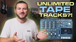 Unlimited TAPE Tracks  DAW Integration for Modern Workflows  Tascam 414 mk2 [upl. by Ahsal]