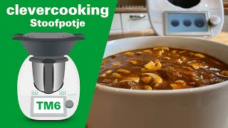 Stoofpotje van varkenswangetjes  Thermomix TM6 recept [upl. by Bandur239]