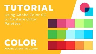 TUTORIAL  Using Adobe Color CC to Capture Color Palettes  Adobe Creative Cloud [upl. by Nodmac]