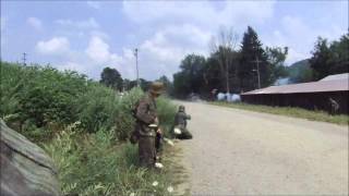 Tidioute WW2 Reenactment Remagen Bridge  2012  Helmet Cam Part 1 [upl. by Ringo]