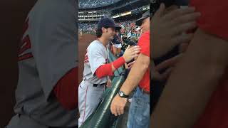 Andrew Benintendi finding his family during his 1st MLB start 8 years ago today mlb redsox [upl. by Annaer79]