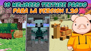 Los 10 Mejores Texture packs de Minecraft 120 [upl. by Tedd300]