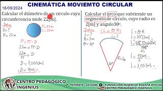 MOVIMIENTO CIRCULAR Y TRANSMICIÓN DE MOVIMIENTO CIRCULAR [upl. by Reinaldos]