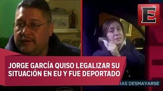 Entrevista exclusiva con la esposa de Jorge García deportado [upl. by Akcemat]