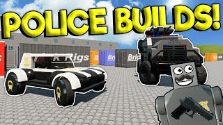 BEST LEGO POLICE CREATION BUILD OFF  Brick Rigs Gameplay  Lego City Toy Creations [upl. by Owena]