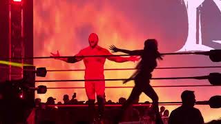 Karrion Kross entrance live  SmackDown 12082023 [upl. by Ahsaelat]