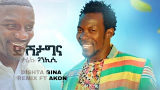 DISHTA GINA REMIX AKON FT TARIKU  OFFICIAL VIDEO ዲሽታ ጊና  NEW MUSIC 2021 [upl. by Siffre]