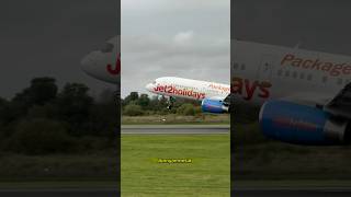 Jet2 757 GLSAE takeoff to Heraklion 25924 [upl. by O'Shee]