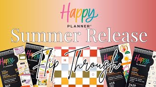 Happy Planner 2024 Summer Release Planner amp Sticker Book Flip Through [upl. by Atila]