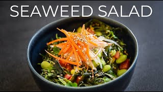 Wakame Seaweed Salad Recipe  How to make EASY Japanese Side Dish 海藻サラダ [upl. by Eloc705]