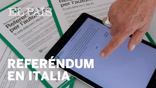 Lombardía y Véneto celebrarán un referéndum no vinculante  Internacional [upl. by Kalina]