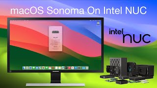 macOS Sonoma on Intel NUC  Hackintosh [upl. by Jaquenetta]