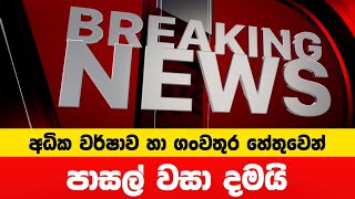 පාසල් වසා දැමීම සම්බන්ධයෙන් දැන් ලැබුණු පුවත  School Closed News  පාසල් නිවාඩු News [upl. by Elleirad]