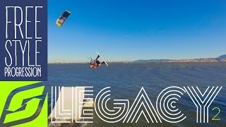 Legacy 2  CLOSE UP  Freestyle Wakestyle Progression Kite  Switch Kiteboarding [upl. by Utir]