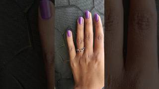 DIY Finger ring 💍 Making a homemade ring💖diy trendingshorts homemadejewellery newsong [upl. by Dempstor]