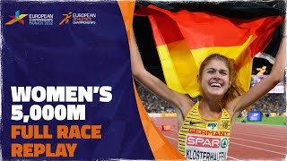 Womens 5000m Final  Munich 2022  Konstanze Klosterhalfen [upl. by Lucais]