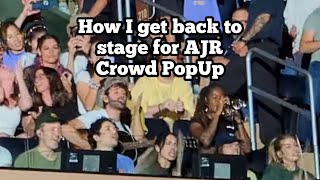 Arnetta’s AJR Crowd PopUp RUN [upl. by Dlaregztif]