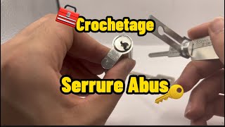 Crochetage d’une Serrure Abus [upl. by Alegnaed610]