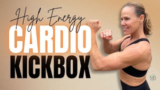 25 MIN High Energy Cardio Kickbox  Fat Burn Workout [upl. by Ayom]