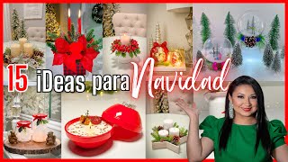 15 iDEAS para NAVIDAD  Decoración Navideña 2024  Christmas decor ideas [upl. by Ragen]