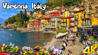 Varenna Italy 4K  The most Beautiful village on Como Lake  The prettiest villages in Italy [upl. by Lonnie]