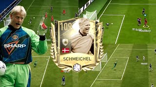 109 PETER SCHMEICHEL REVIEW  FIFA MOBILE GAMEPLAY ⚽ [upl. by Nybor]