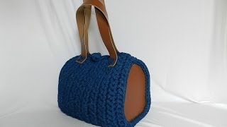 Tutorial Borsa BAULETTO in fettuccia [upl. by Teryn]