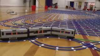 A ride on the worlds largest LEGO railway [upl. by Dotty676]