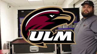 ULM Athletic Equipment Home Game Spotlight 2017 [upl. by Schacker690]