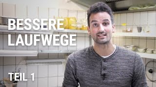 Teil 1 Bessere Laufwege in der Küche Tipps für die Gastronomie 7 [upl. by Latt]