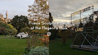 Frieze Sculpture Park 2024 at the Regents Park London [upl. by Curkell506]