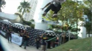 Porroch Double Heel Flip Attempt at Vans KOG2012 [upl. by Mayhs]