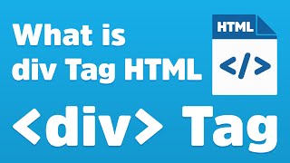 Div Tag  How to use Div Tag in HTML [upl. by Noived]