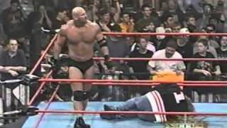 Kevin Nash vs Goldberg WCW Nitro 6122000 [upl. by Sivi]