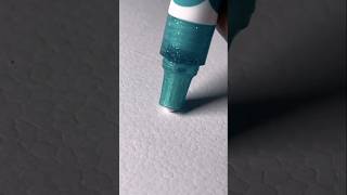 Bright markerglitter pen✨as smrsatisfying viralvideo gliterpen art [upl. by Lletnwahs457]