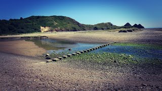 A Walk to Pennard and Down To Three Cliffs Bay [upl. by Illom32]