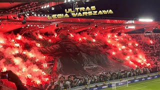 Tifo Legia Warszawa  Real Betis [upl. by Poirer]