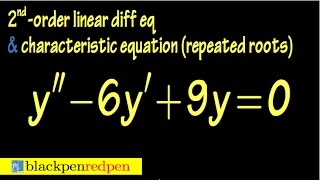 Differential Equations  24  2nd Order  Complex Roots rabi [upl. by Eellah]