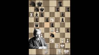 Emanuel Lasker brilliant chess chessgame shorts [upl. by Snider]