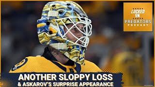 Yaroslav Askarov Makes Season Debut in Predators Sloppy Loss to Hurricanes [upl. by Rissa]