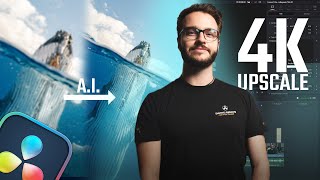 SUPERSCALE 2X ENHANCED Verbessere die Qualität deiner Videos  DaVinci Resolve Tutorial [upl. by Yriek]