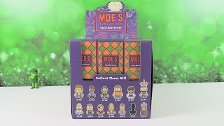 The Simpsons Moes Tavern Vinyl Mini Figure Series Kidrobot Unboxing Review  CollectorCorner [upl. by Marabel867]