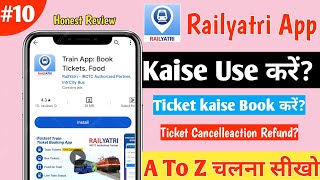 RailYatri App Se ticket kaise book kare  RailYatri Ticket Booking  RailYatri App Review in hindi [upl. by Acirretahs33]