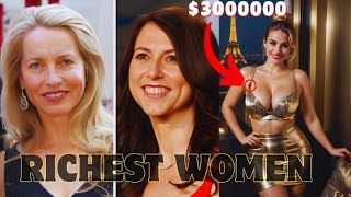 The Top 5 Richest Women in the World 💰 [upl. by Lika]