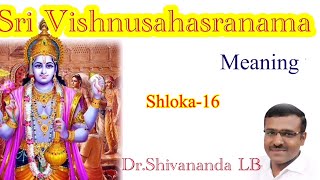 Vishnusahasranama meaning Kannada byDrShivananda [upl. by Neffets295]