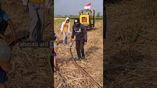 Bongkarpasang reL sementara di tengah ladang tebu‼️ [upl. by Hickey973]