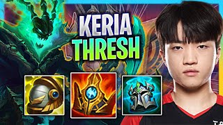 LEARN HOW TO PLAY THRESH SUPPORT LIKE A PRO  T1 Keria Plays Thresh Support vs Rakan Season 2023 [upl. by Anaitsirhc]