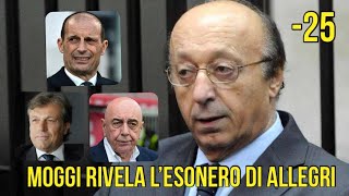 MOGGI RIVELA LESONERO DI ALLEGRI [upl. by Bowlds]